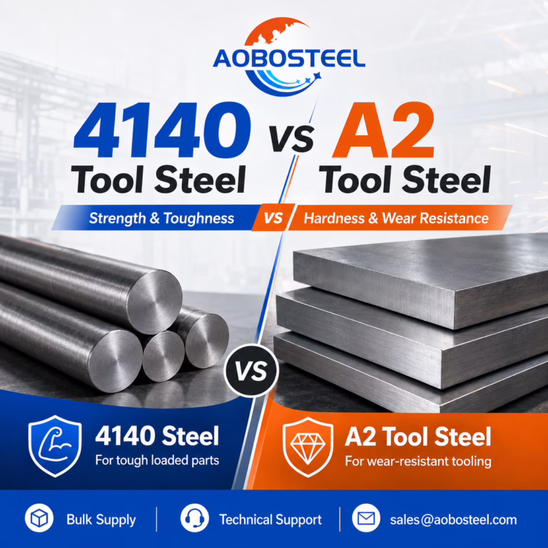 4140 vs A2 Tool Steel: Key Differences and Selection Guide