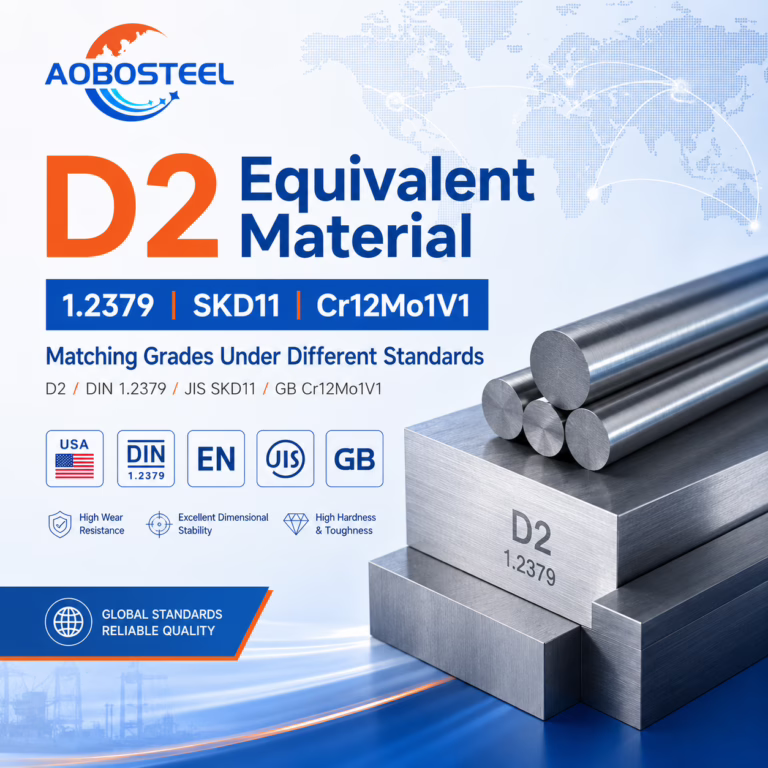 What Is D2 Equivalent Material? D2, 1.2379, SKD11, and Cr12Mo1V1