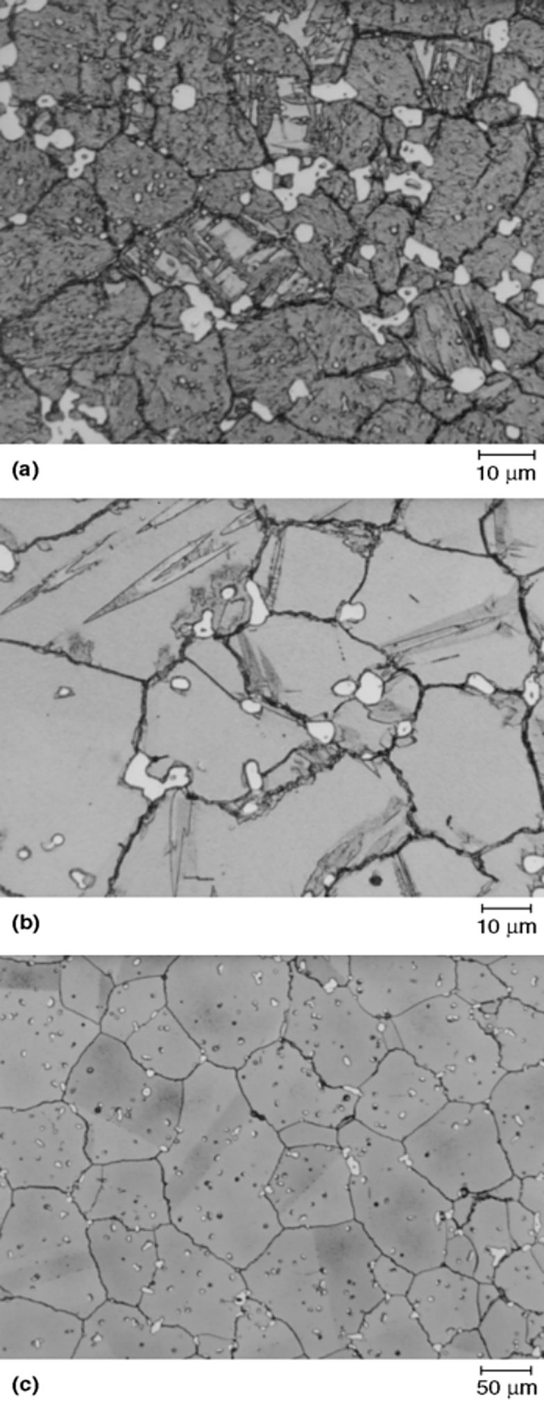 Type 440C stainless steel austenitized at 1150, 1204 and 1260 C, martensite to retained austenite